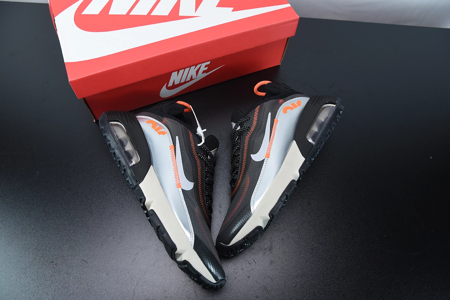 Fit Sporting Goods 3M X Nike Air Max 2090 Black Metallic Silver Orange CW8611-001 7 Fit Sporting Goods 3M X Nike Air Max 2090 Black Metallic Silver Orange CW8611-001 - Image 5
