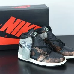 Fit Sporting Goods Air Jordan 1 High OG “Patina” Black/Light Army-Sail-Fresh Mint 555088-033