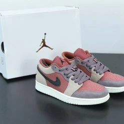 Fit Sporting Goods Air Jordan 1 Low GS Canyon Rust/Black-Purple Smoke DC0774-602