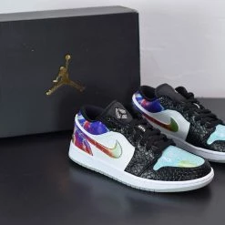 Fit Sporting Goods Air Jordan 1 Low “Galaxy” CW7309-090 For Sale