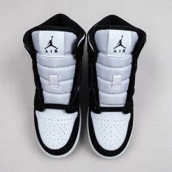 Fit Sporting Goods Air Jordan 1 Mid SE GS “Panda” White/Black-Teal Tint BQ6931-103 12 Fit Sporting Goods Air Jordan 1 Mid SE GS “Panda” White/Black-Teal Tint BQ6931-103 -Fit Sporting Goods Sales Store Air Jordan 1 Mid SE GS Panda White Black Teal Tint BQ6931 103 2