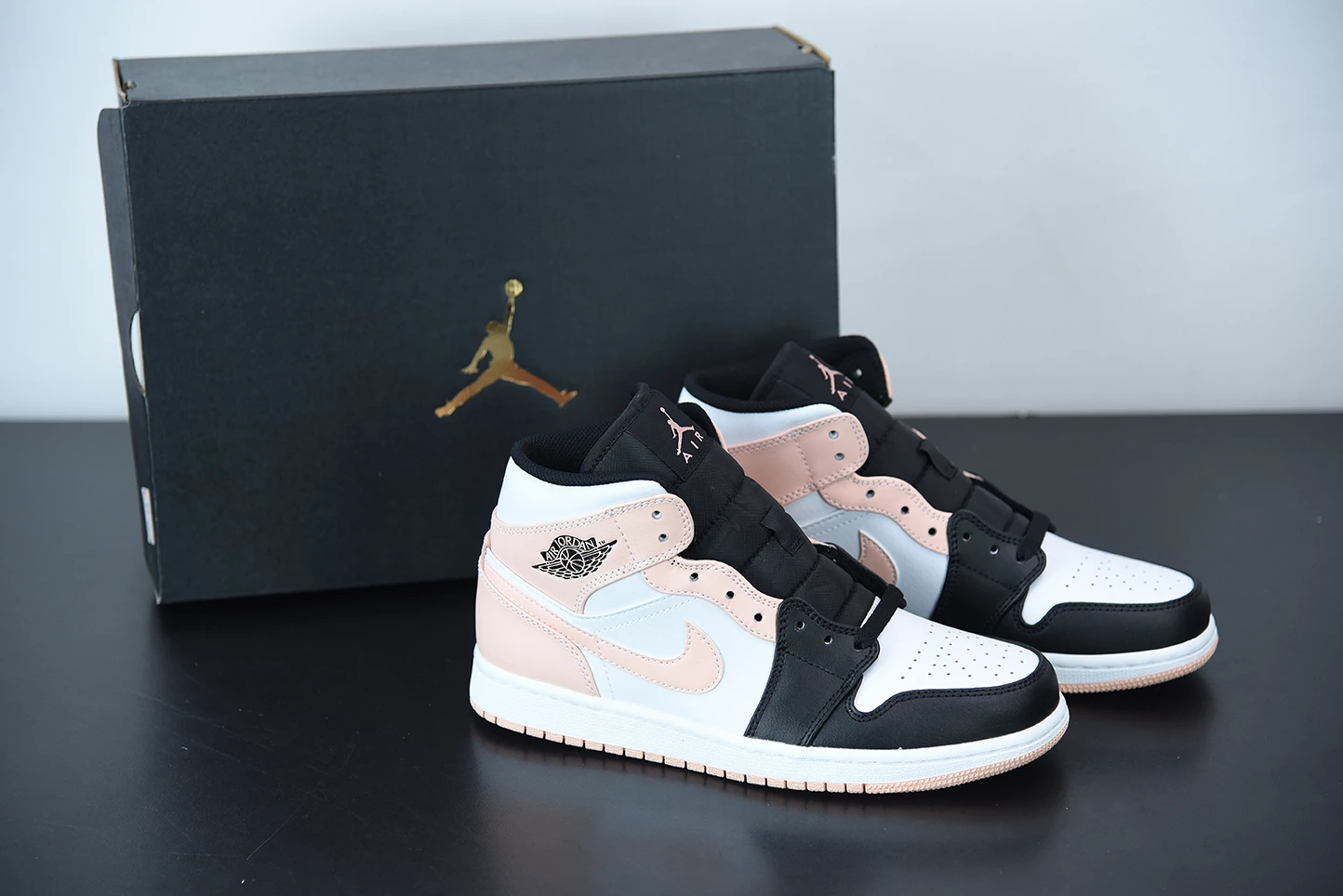 Fit Sporting Goods Air Jordan 1 Mid White/Black-Crimson Tint 554724-133 3 Fit Sporting Goods Air Jordan 1 Mid White/Black-Crimson Tint 554724-133