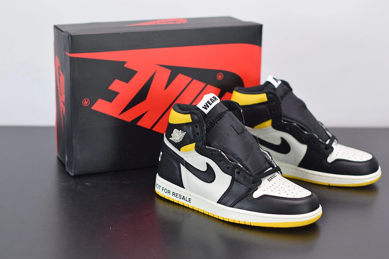 Fit Sporting Goods Air Jordan 1 Retro High OG NRG “Not For Resale” Sail/Black-Varsity Maize 3 Fit Sporting Goods Air Jordan 1 Retro High OG NRG “Not For Resale” Sail/Black-Varsity Maize