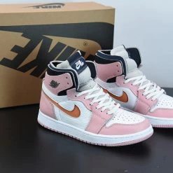 Fit Sporting Goods Air Jordan 1 Zoom Comfort Pink Glaze/Cactus Flower-White CT0979-601