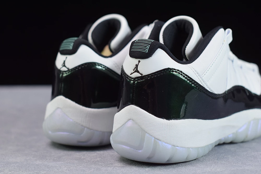 Fit Sporting Goods Air Jordan 11 Low “Easter” White/Emerald Rise-Black 528895-145 9 Fit Sporting Goods Air Jordan 11 Low “Easter” White/Emerald Rise-Black 528895-145 - Image 7