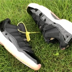 Fit Sporting Goods Air Jordan 11 Low GS Black/Bleached Coral-White 580521-013 -Fit Sporting Goods Sales Store Air Jordan 11 Low GS Black Bleached Coral White 580521 013 7