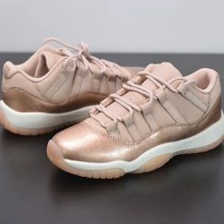 Fit Sporting Goods Air Jordan 11 Low GS “Rose Gold” Sail/Metallic Red Bronze-Gum Brown -Fit Sporting Goods Sales Store Air Jordan 11 Low GS Rose Gold Sail Metallic Red Bronze Gum Brown 4.jpeg