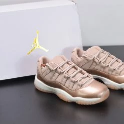 Fit Sporting Goods Air Jordan 11 Low GS “Rose Gold” Sail/Metallic Red Bronze-Gum Brown