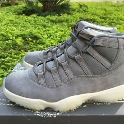 Fit Sporting Goods Air Jordan 11 Premium “Grey Suede” Cool Grey/Sail 914433-003 -Fit Sporting Goods Sales Store Air Jordan 11 Premium Grey Suede Cool Grey Sail 914433 003 4
