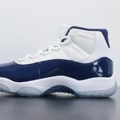 Fit Sporting Goods Air Jordan 11 Retro “Win Like ’82” White/Midnight Navy-University Blue -Fit Sporting Goods Sales Store Air Jordan 11 Retro Win Like 82 White Midnight Navy University Blue 2