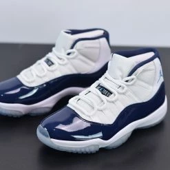 Fit Sporting Goods Air Jordan 11 Retro “Win Like ’82” White/Midnight Navy-University Blue -Fit Sporting Goods Sales Store Air Jordan 11 Retro Win Like 82 White Midnight Navy University Blue 3