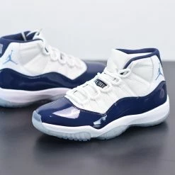 Fit Sporting Goods Air Jordan 11 Retro “Win Like ’82” White/Midnight Navy-University Blue -Fit Sporting Goods Sales Store Air Jordan 11 Retro Win Like 82 White Midnight Navy University Blue 4