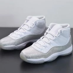 Fit Sporting Goods Air Jordan 11 WMNS White Metallic Silver AR0715-100 -Fit Sporting Goods Sales Store Air Jordan 11 WMNS White Metallic Silver AR0715 100 4