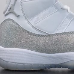 Fit Sporting Goods Air Jordan 11 WMNS White Metallic Silver AR0715-100 -Fit Sporting Goods Sales Store Air Jordan 11 WMNS White Metallic Silver AR0715 100 5