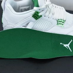 Fit Sporting Goods Air Jordan 4 “Green Metallic” White/Pine Green-Metallic Silver CT8527-113 -Fit Sporting Goods Sales Store Air Jordan 4 Green Metallic White Pine Green Metallic Silver CT8527 113 5