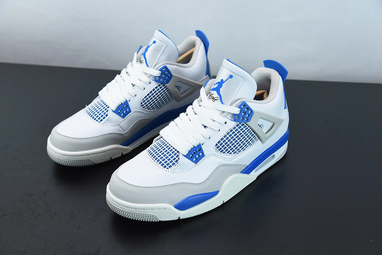 Fit Sporting Goods Air Jordan 4 OG White/Neutral Grey-Military Blue 308497-105 9 Fit Sporting Goods Air Jordan 4 OG White/Neutral Grey-Military Blue 308497-105 - Image 7