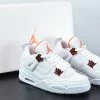 Fit Sporting Goods Air Jordan 4 “Orange Metallic” White/Total Orange-Metallic Silver -Fit Sporting Goods Sales Store Air Jordan 4 Orange Metallic White Total Orange Metallic Silver 8