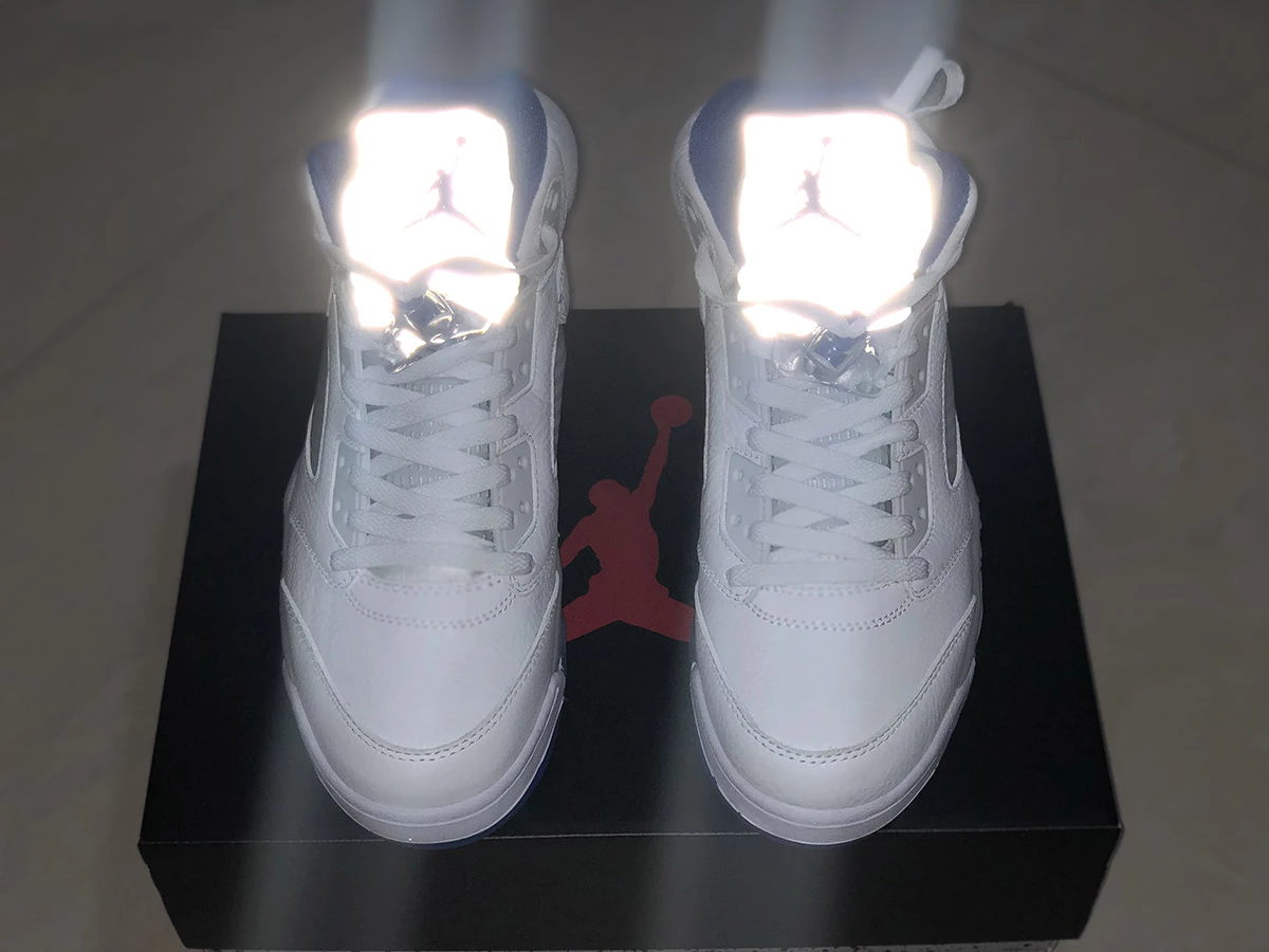 Fit Sporting Goods Air Jordan 5 Retro White/Stealth-Black-Hyper Royal DD0587-140 14 Fit Sporting Goods Air Jordan 5 Retro White/Stealth-Black-Hyper Royal DD0587-140 - Image 12