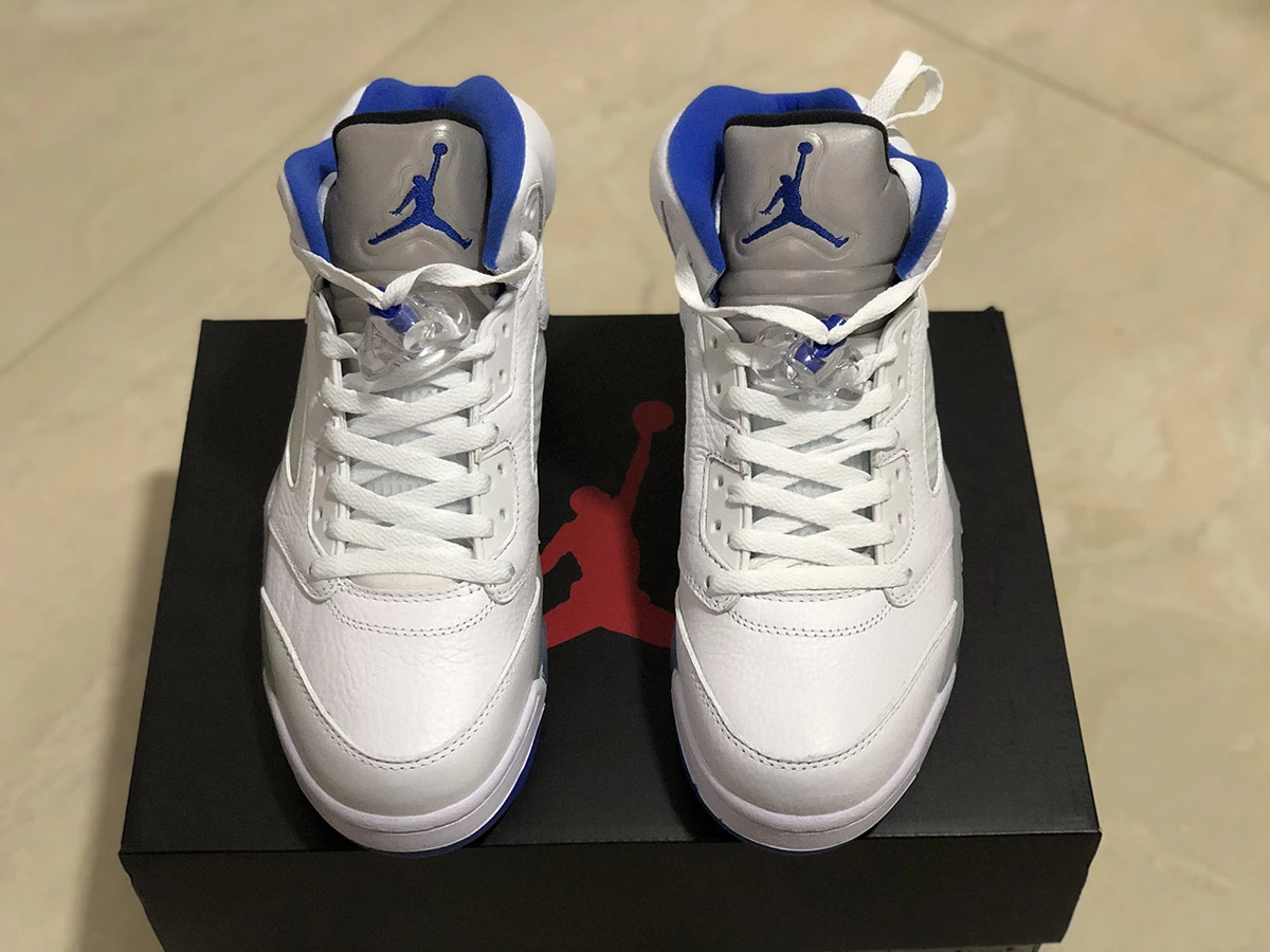 Fit Sporting Goods Air Jordan 5 Retro White/Stealth-Black-Hyper Royal DD0587-140 15 Fit Sporting Goods Air Jordan 5 Retro White/Stealth-Black-Hyper Royal DD0587-140 - Image 13