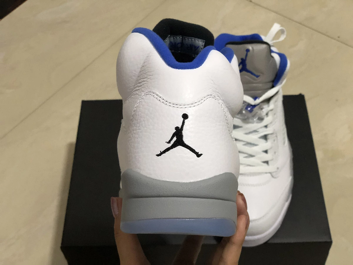 Fit Sporting Goods Air Jordan 5 Retro White/Stealth-Black-Hyper Royal DD0587-140 18 Fit Sporting Goods Air Jordan 5 Retro White/Stealth-Black-Hyper Royal DD0587-140 - Image 16