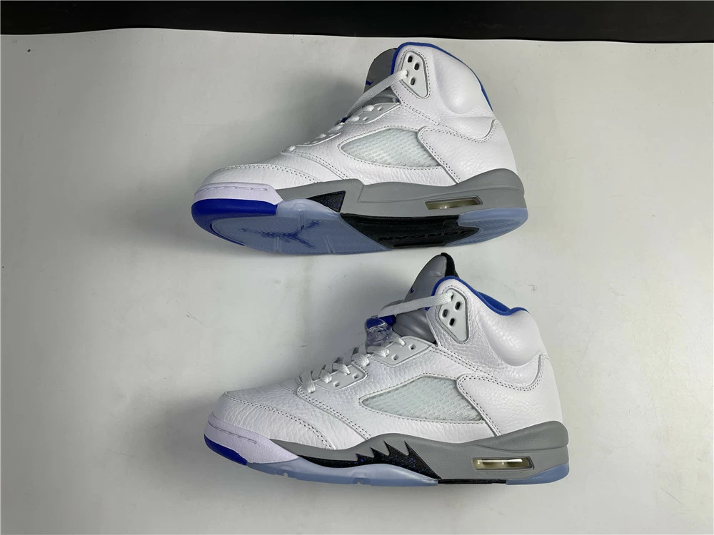 Fit Sporting Goods Air Jordan 5 Retro White/Stealth-Black-Hyper Royal DD0587-140 4 Fit Sporting Goods Air Jordan 5 Retro White/Stealth-Black-Hyper Royal DD0587-140 - Image 2