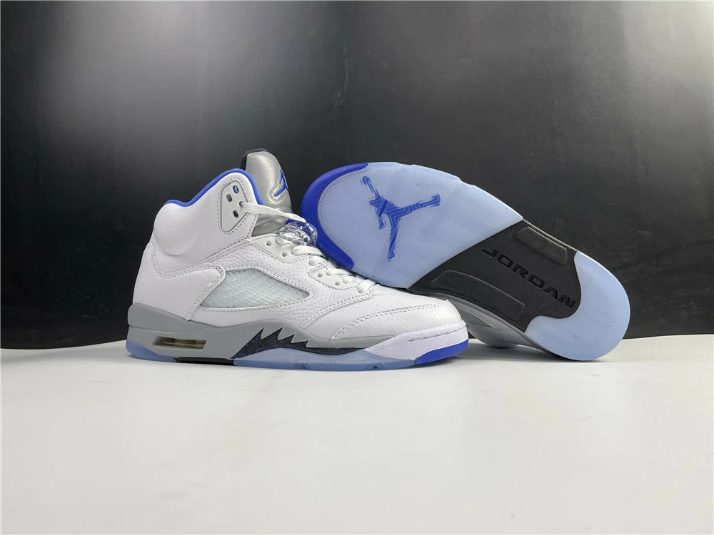 Fit Sporting Goods Air Jordan 5 Retro White/Stealth-Black-Hyper Royal DD0587-140 3 Fit Sporting Goods Air Jordan 5 Retro White/Stealth-Black-Hyper Royal DD0587-140