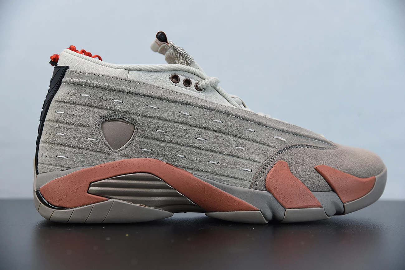 Fit Sporting Goods Clot X Air Jordan 14 Low Sepia Stone/Terra Blush/Desert Sand DC9857-200 4 Fit Sporting Goods Clot X Air Jordan 14 Low Sepia Stone/Terra Blush/Desert Sand DC9857-200 - Image 2
