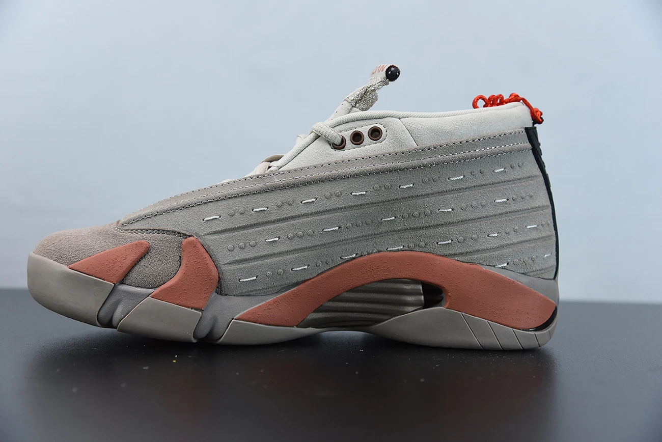 Fit Sporting Goods Clot X Air Jordan 14 Low Sepia Stone/Terra Blush/Desert Sand DC9857-200 5 Fit Sporting Goods Clot X Air Jordan 14 Low Sepia Stone/Terra Blush/Desert Sand DC9857-200 - Image 3