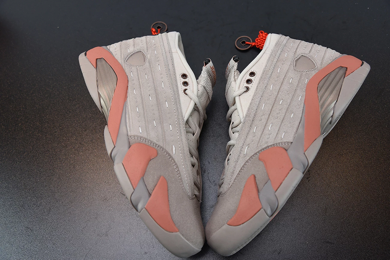 Fit Sporting Goods Clot X Air Jordan 14 Low Sepia Stone/Terra Blush/Desert Sand DC9857-200 7 Fit Sporting Goods Clot X Air Jordan 14 Low Sepia Stone/Terra Blush/Desert Sand DC9857-200 - Image 5