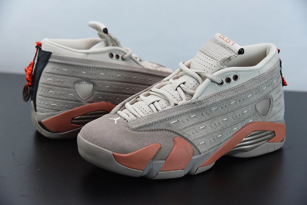 Fit Sporting Goods Clot X Air Jordan 14 Low Sepia Stone/Terra Blush/Desert Sand DC9857-200 8 Fit Sporting Goods Clot X Air Jordan 14 Low Sepia Stone/Terra Blush/Desert Sand DC9857-200 - Image 6