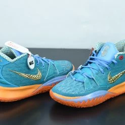 Fit Sporting Goods Concepts X Nike Kyrie 7 Teal Blue/Light Blue-Orange-Metallic Gold 15 Fit Sporting Goods Concepts X Nike Kyrie 7 Teal Blue/Light Blue-Orange-Metallic Gold -Fit Sporting Goods Sales Store Concepts x Nike Kyrie 7 Teal Blue Light Blue Orange Metallic Gold 4 1