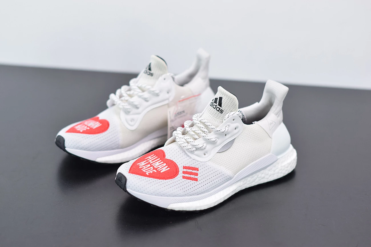 Fit Sporting Goods Human Made X Adidas Tennis Hu ‘Love’ White/Scarlet-Black EG1837 6 Fit Sporting Goods Human Made X Adidas Tennis Hu ‘Love’ White/Scarlet-Black EG1837 - Image 4