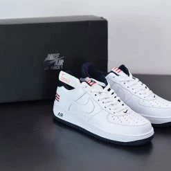 Fit Sporting Goods Nike Air Force 1 Low “Puerto Rico” White/Obsidian-Comet Red CJ1386-100
