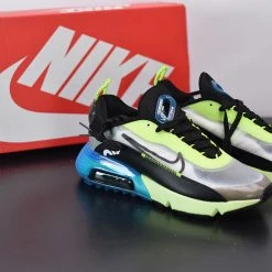 Fit Sporting Goods Nike Air Max 2090 White/Black-Volt-Blue Force BV9977-101