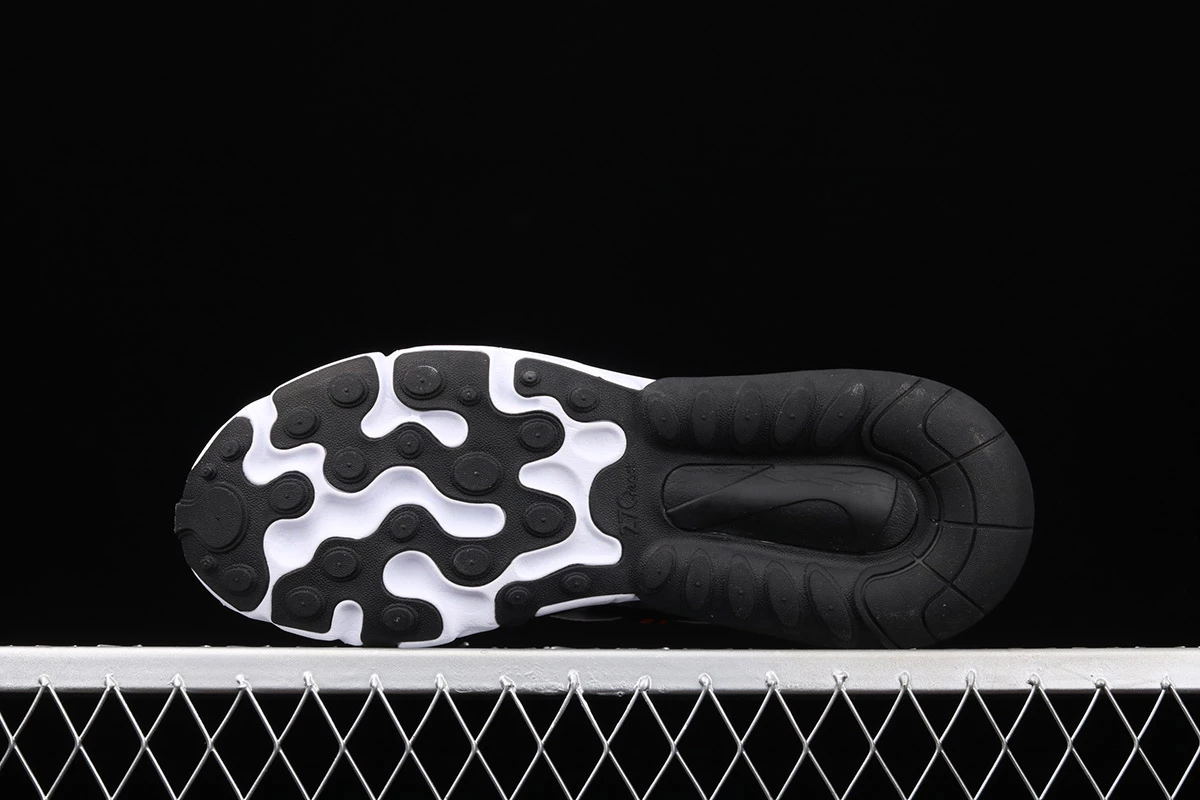 Fit Sporting Goods Nike Air Max 270 React Black Silver Orange CT1834-001 5 Fit Sporting Goods Nike Air Max 270 React Black Silver Orange CT1834-001 - Image 3