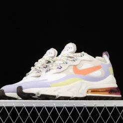 Fit Sporting Goods Nike Air Max 270 React Cream Purple Orange DC3276-101 -Fit Sporting Goods Sales Store Nike Air Max 270 React Cream Purple Orange DC3276 101 3