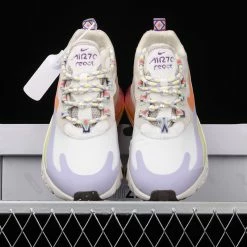 Fit Sporting Goods Nike Air Max 270 React Cream Purple Orange DC3276-101 -Fit Sporting Goods Sales Store Nike Air Max 270 React Cream Purple Orange DC3276 101 5