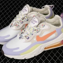 Fit Sporting Goods Nike Air Max 270 React Cream Purple Orange DC3276-101 -Fit Sporting Goods Sales Store Nike Air Max 270 React Cream Purple Orange DC3276 101 7