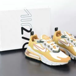 Fit Sporting Goods Nike Air Max 270 React Gold White AO4971-700