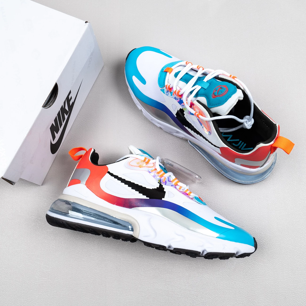Fit Sporting Goods Nike Air Max 270 React Have A Good Game DC0833-101 5 Fit Sporting Goods Nike Air Max 270 React Have A Good Game DC0833-101 - Image 3