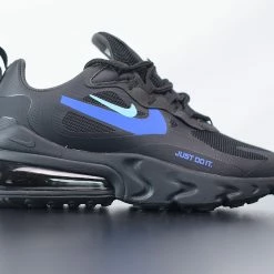 Fit Sporting Goods Sales Store -Fit Sporting Goods Sales Store Nike Air Max 270 React Just Do It Black Blue CT2203 001 1