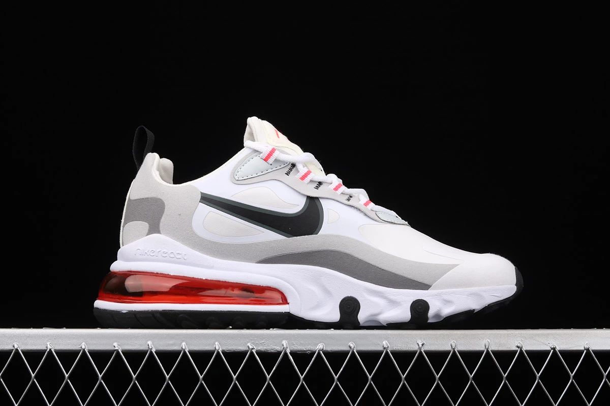 Fit Sporting Goods Nike Air Max 270 React ‘White Crimson Black’ CT1280-100 4 Fit Sporting Goods Nike Air Max 270 React ‘White Crimson Black’ CT1280-100 - Image 2