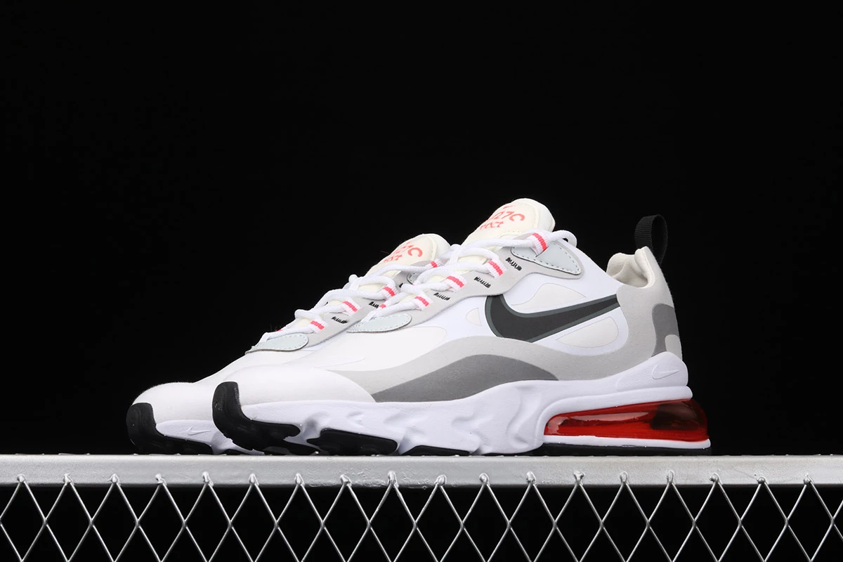 Fit Sporting Goods Nike Air Max 270 React ‘White Crimson Black’ CT1280-100 6 Fit Sporting Goods Nike Air Max 270 React ‘White Crimson Black’ CT1280-100 - Image 4
