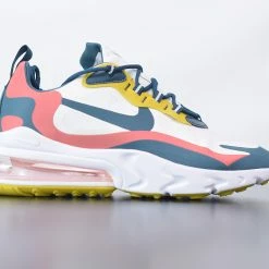 Fit Sporting Goods Sales Store -Fit Sporting Goods Sales Store Nike Air Max 270 React White Midnight Turquoise Yellow CT1264 103 1