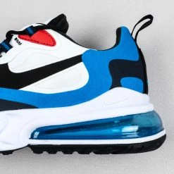 Fit Sporting Goods Nike Air Max 270 React White/Photo Blue-University Red DA2400-100 -Fit Sporting Goods Sales Store Nike Air Max 270 React White Photo Blue University Red DA2400 100 2