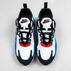 Fit Sporting Goods Nike Air Max 270 React White/Photo Blue-University Red DA2400-100 -Fit Sporting Goods Sales Store Nike Air Max 270 React White Photo Blue University Red DA2400 100 4