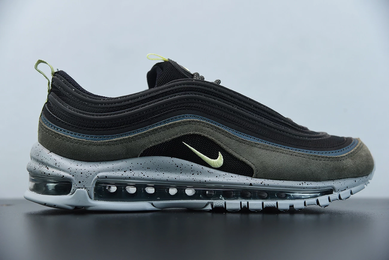Fit Sporting Goods Nike Air Max 97 Newsprint/Limelight/Black/Ash Green DB4611-001 4 Fit Sporting Goods Nike Air Max 97 Newsprint/Limelight/Black/Ash Green DB4611-001 - Image 2