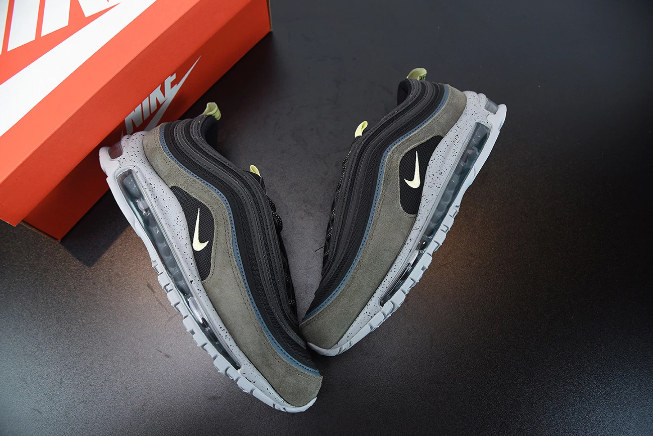 Fit Sporting Goods Nike Air Max 97 Newsprint/Limelight/Black/Ash Green DB4611-001 8 Fit Sporting Goods Nike Air Max 97 Newsprint/Limelight/Black/Ash Green DB4611-001 - Image 6