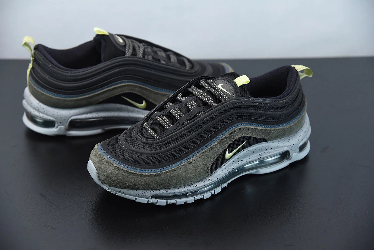 Fit Sporting Goods Nike Air Max 97 Newsprint/Limelight/Black/Ash Green DB4611-001 9 Fit Sporting Goods Nike Air Max 97 Newsprint/Limelight/Black/Ash Green DB4611-001 - Image 7