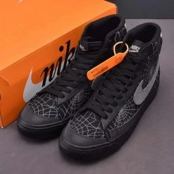 Fit Sporting Goods Sales Store -Fit Sporting Goods Sales Store Nike Blazer Mid 77 Halloween Spider Web DC1929 001 1